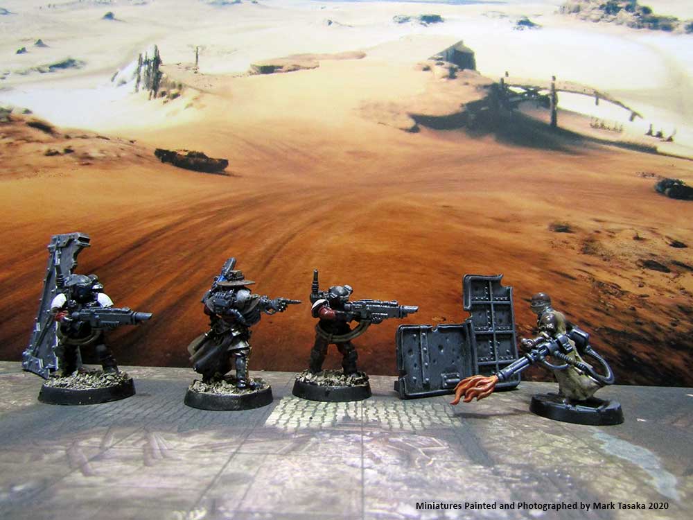 Inquisitorial Troopers, painted by Mark Tasaka 2020