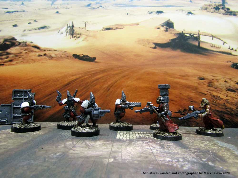 Inquisitorial Troopers, painted by Mark Tasaka 2020