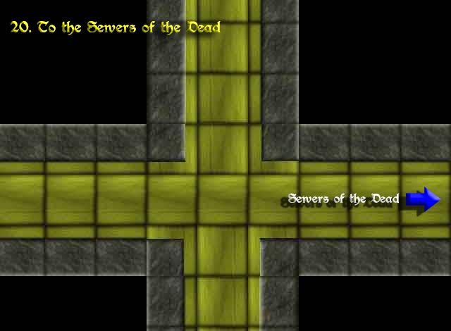 Map of the Sewers under the Thirsty Dwarf Tavern