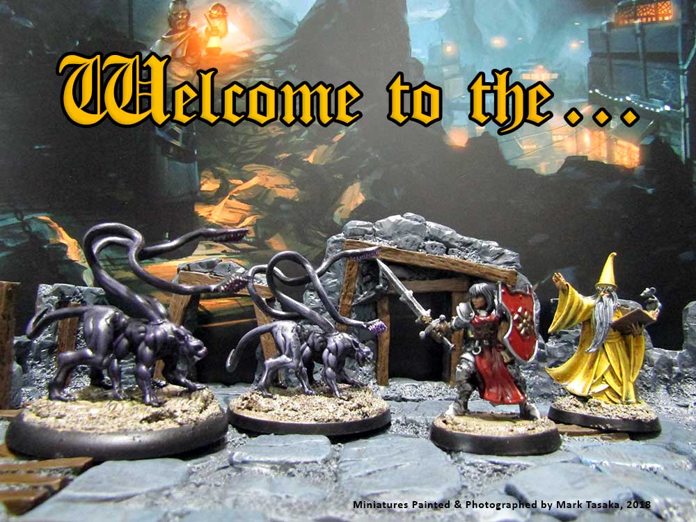 Reaper, Wizkids & Secret Weapon Miniatures, painted by Mark Tasaka 2018