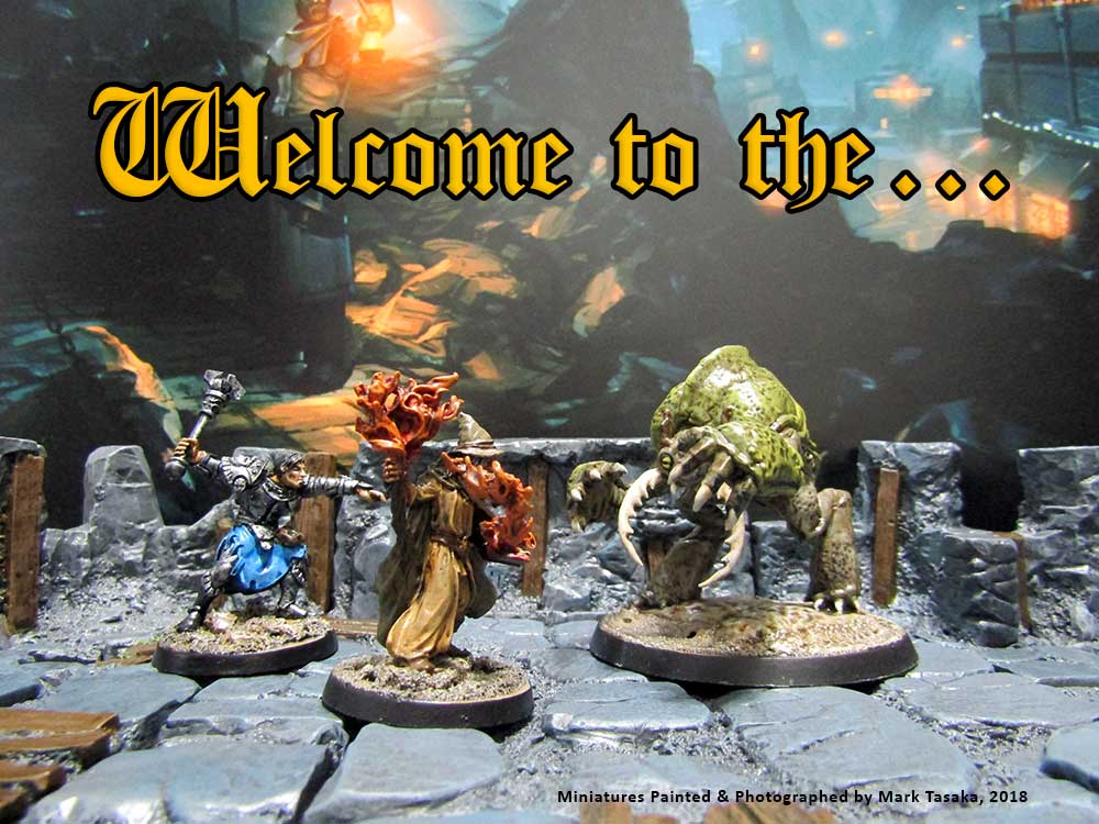 Reaper, Wizkids & Secret Weapon Miniatures, painted by Mark Tasaka 2018