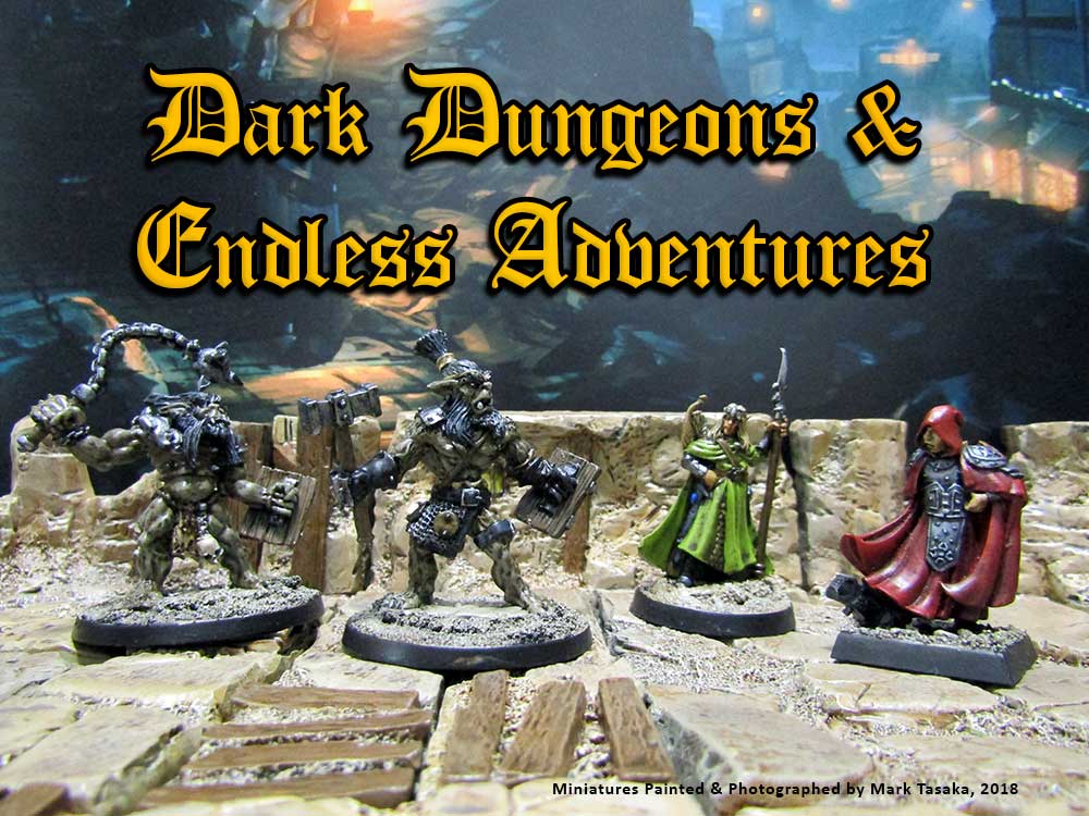 Reaper, Games Workshop, Wizkids & Zombicide Miniatures, painted by Mark Tasaka 2018