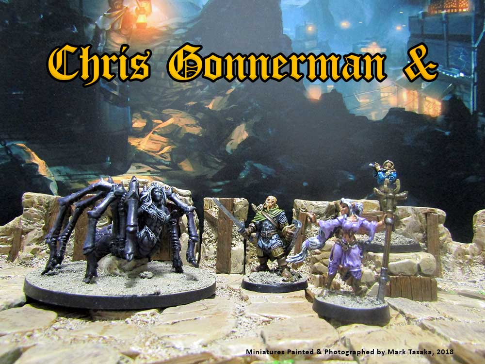 Reaper, Games Workshop, Wizkids & Zombicide Miniatures, painted by Mark Tasaka 2018