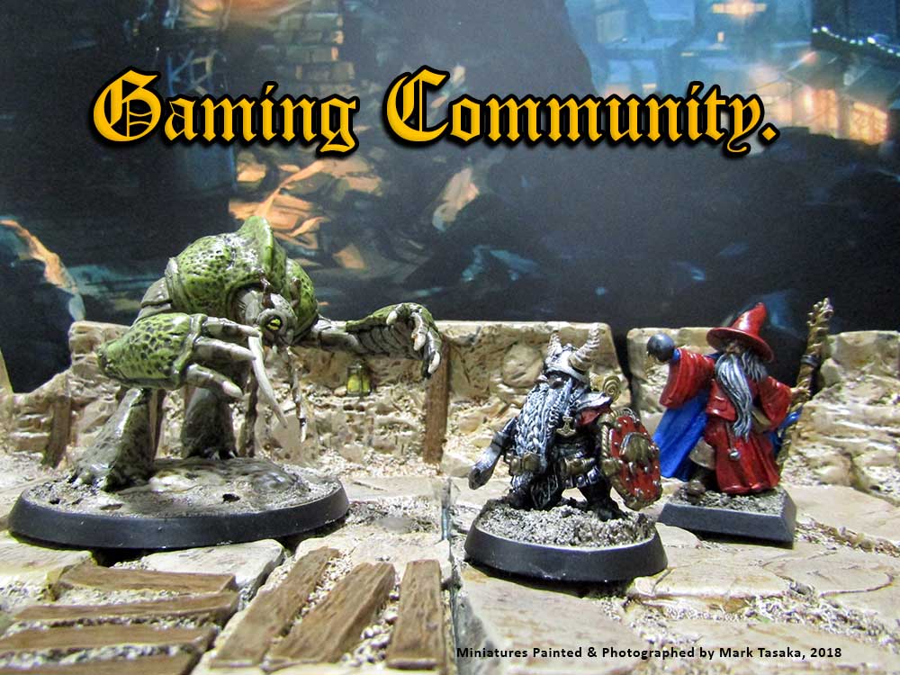 Reaper, Games Workshop, Wizkids & Zombicide Miniatures, painted by Mark Tasaka 2018