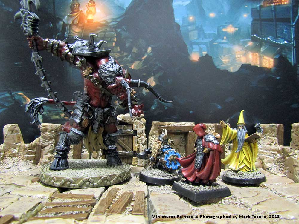 Reaper, Games Workshop, Wizkids & Zombicide Miniatures, painted by Mark Tasaka 2018