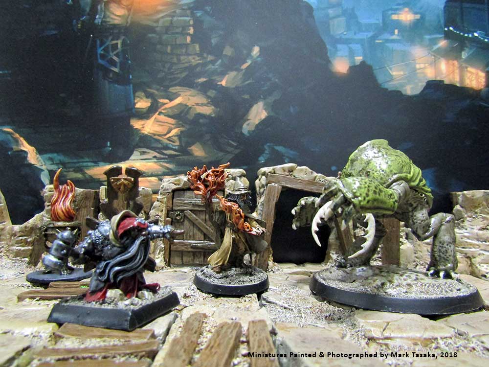 Reaper, Games Workshop, Wizkids & Zombicide Miniatures, painted by Mark Tasaka 2018