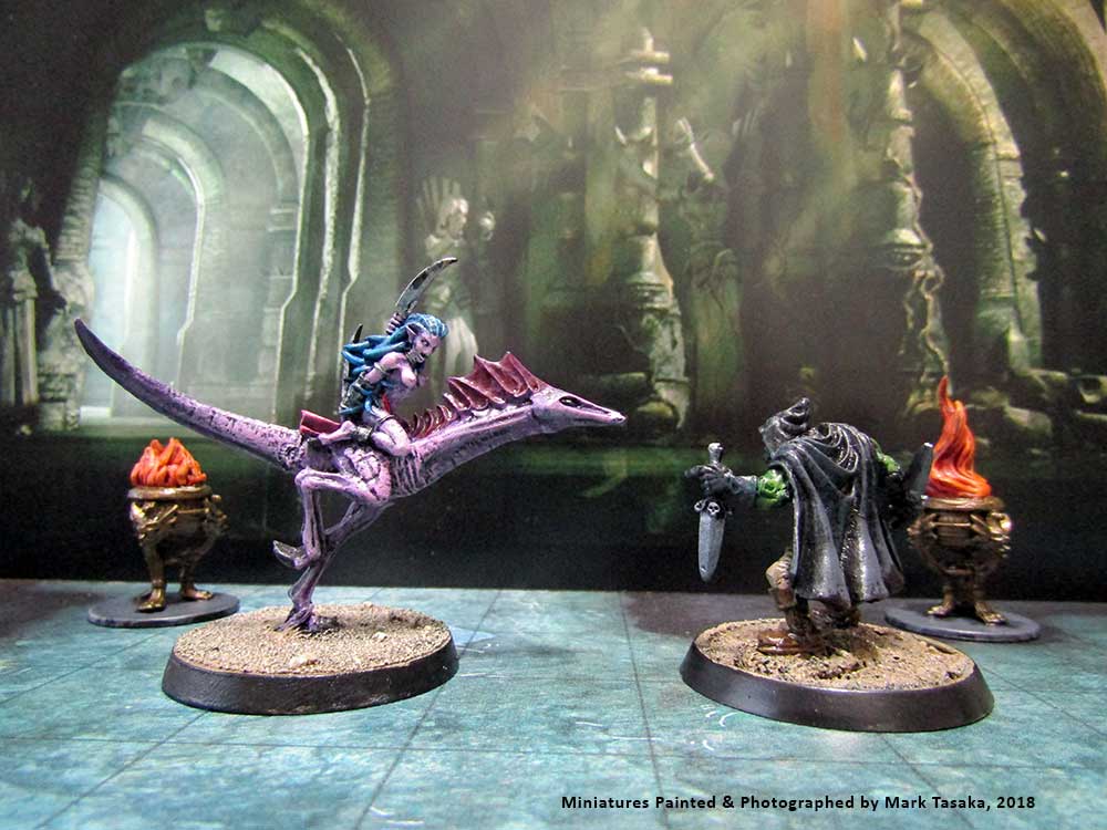 Reaper, Zombicide, Wizkids & Games Workshop Miniatures, painted by Mark Tasaka 2018