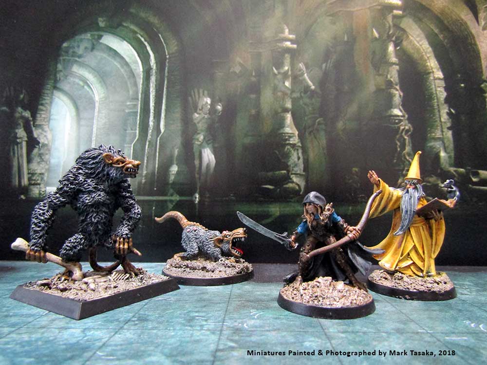 Reaper, Zombicide, Wizkids & Games Workshop Miniatures, painted by Mark Tasaka 2018