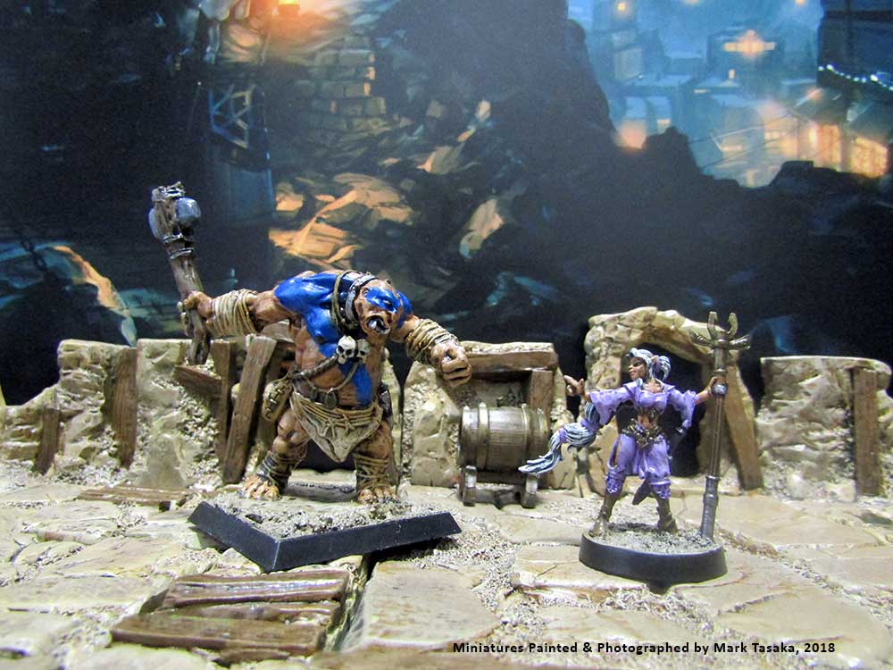 Reaper, Games Workshop & Zombicide Miniatures, painted by Mark Tasaka 2017