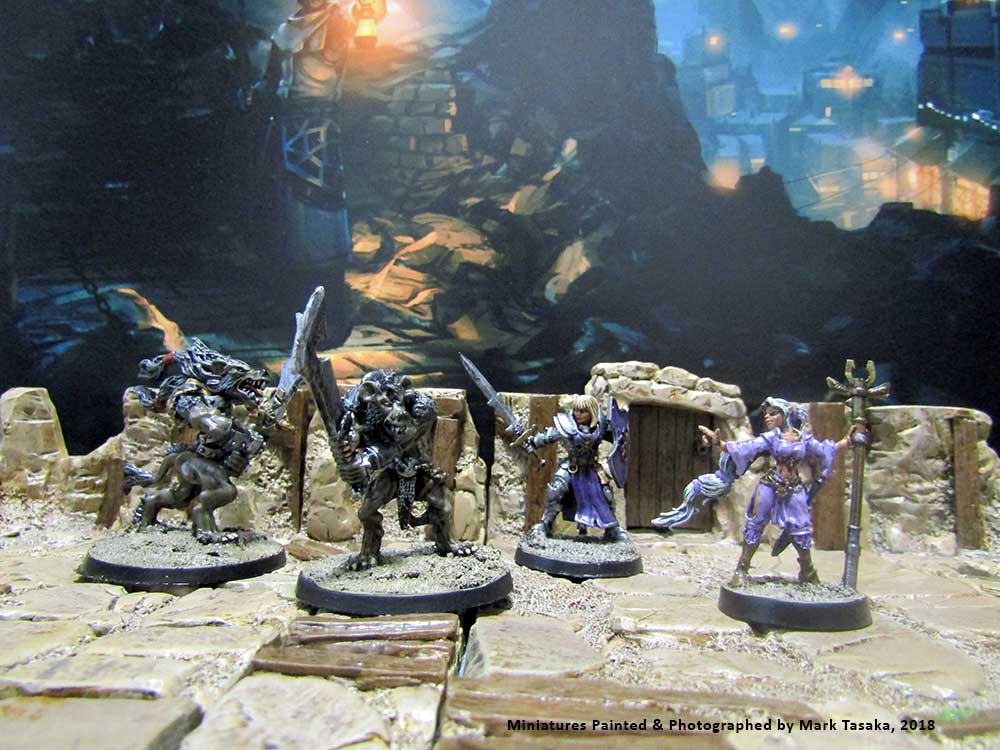 Reaper, Games Workshop & Zombicide Miniatures, painted by Mark Tasaka 2017