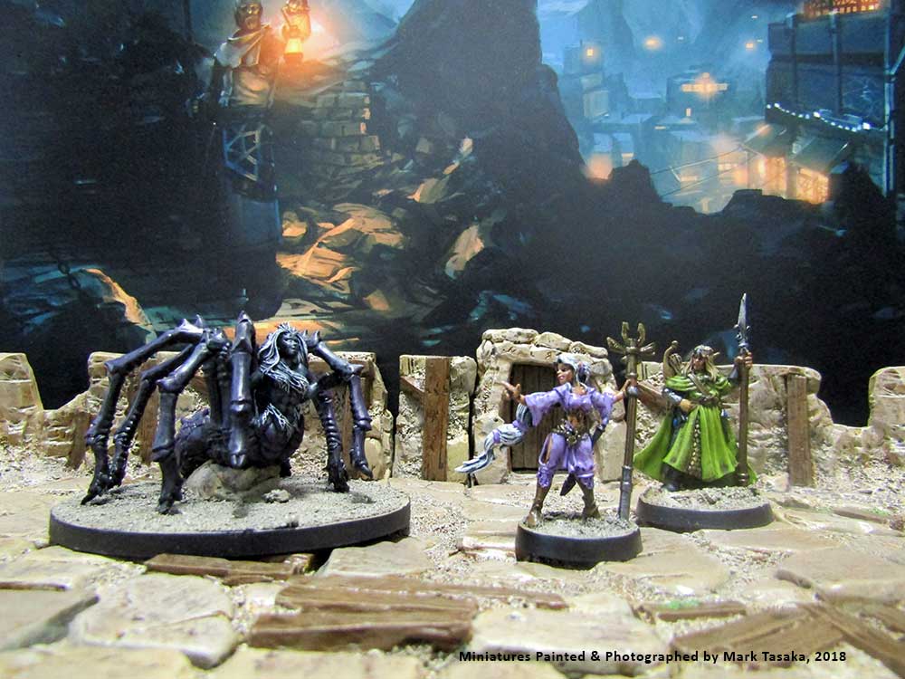 Reaper, Games Workshop & Zombicide Miniatures, painted by Mark Tasaka 2017