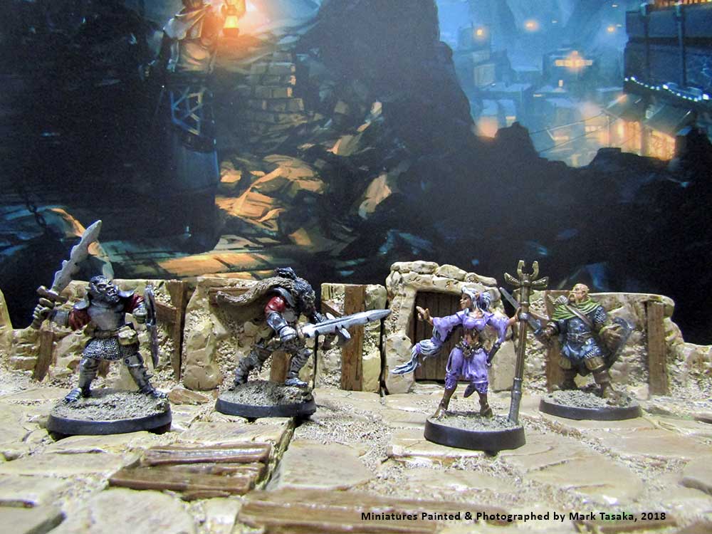 Reaper, Games Workshop & Zombicide Miniatures, painted by Mark Tasaka 2017