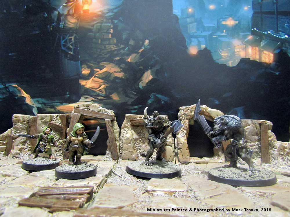 Reaper, Games Workshop & Zombicide Miniatures, painted by Mark Tasaka 2018