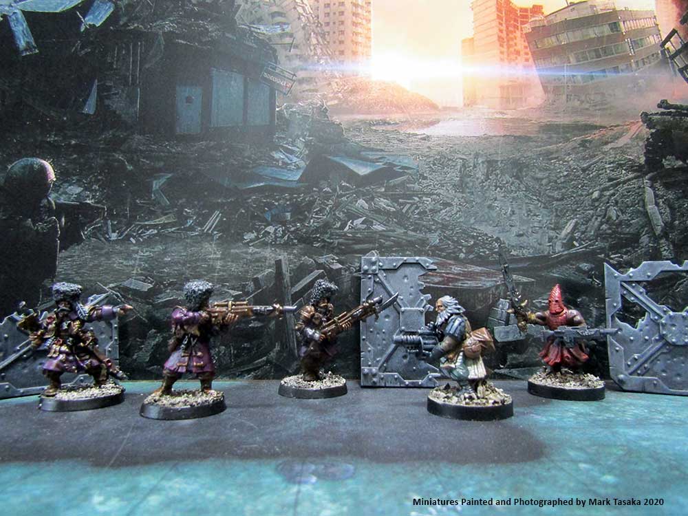 Chaos Cultists, Games Workshop, painted by Mark Tasaka 2020