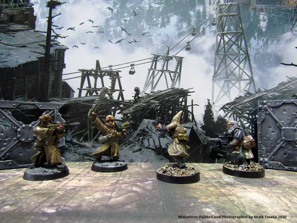 Chaos Cultists, Games Workshop, painted by Mark Tasaka 2020