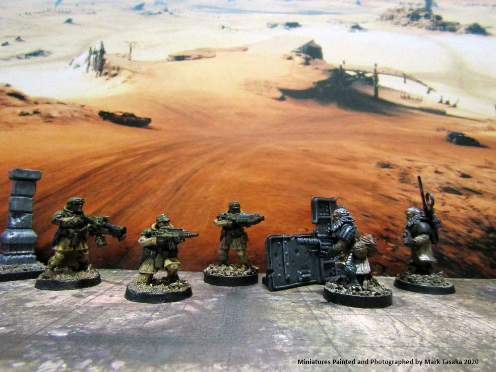 Elysian Drop Troops, painted by Mark Tasaka 2020