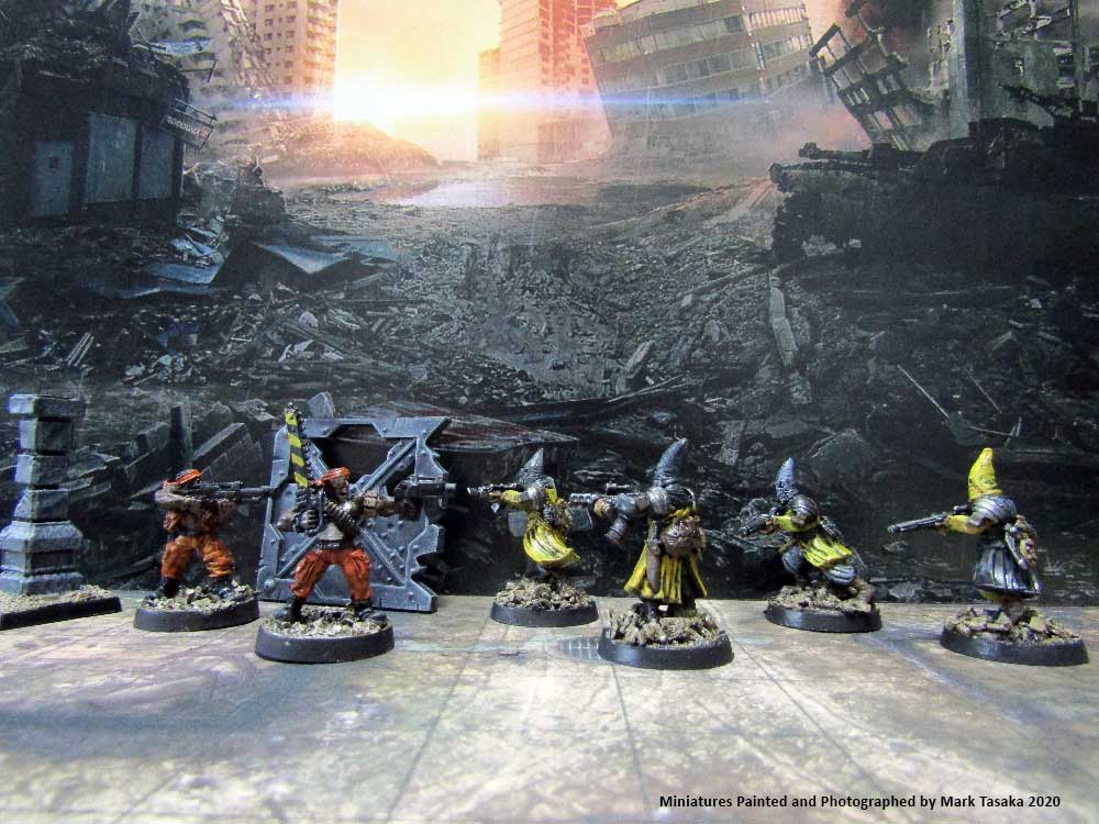 Iron Warriors Chaos Cultists, Games Workshop, painted by Mark Tasaka 2020