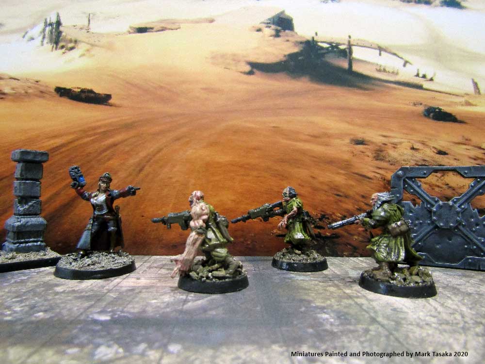 Nurgle Chaos Cultists, painted by Mark Tasaka 2020