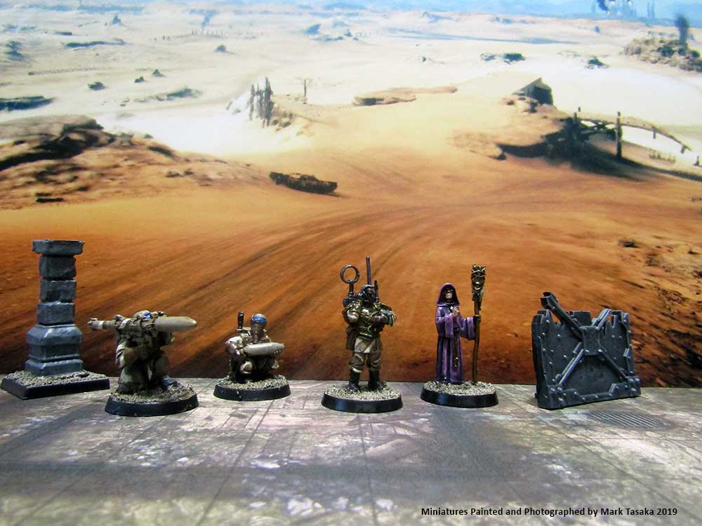 Regimental Advisors, Games Workshop, painted by Mark Tasaka 2019