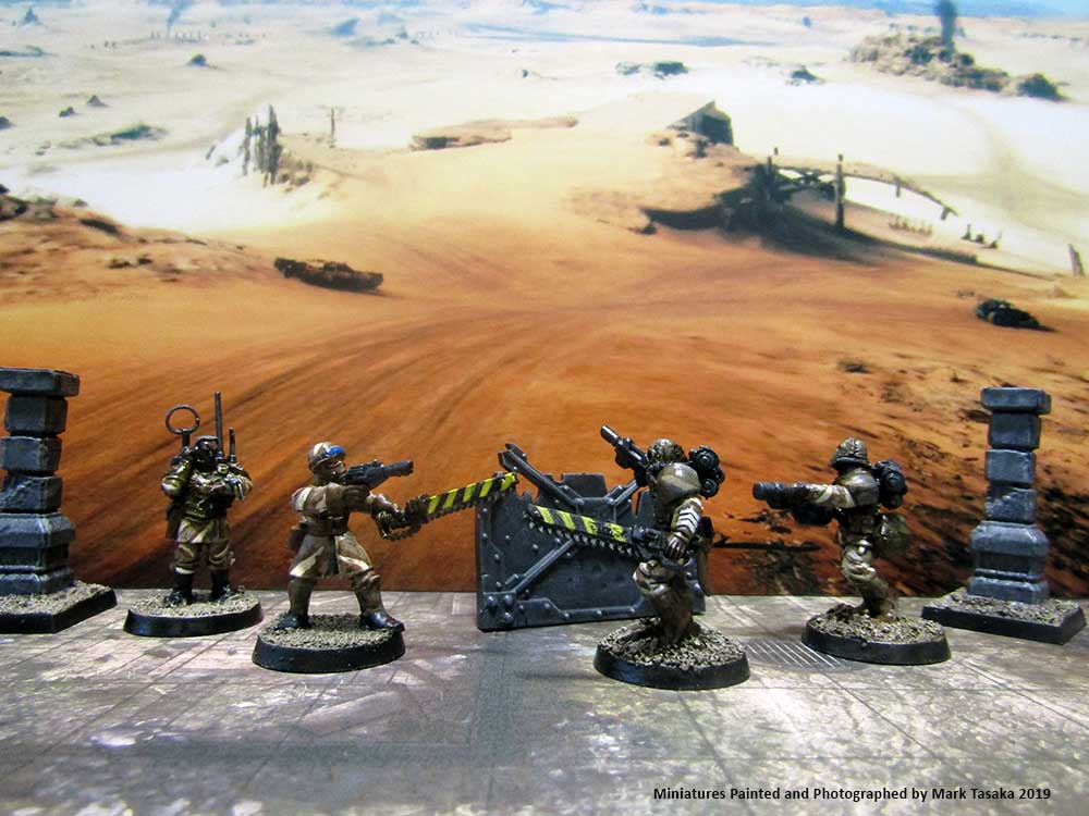 Regimental Advisors, Games Workshop, painted by Mark Tasaka 2019