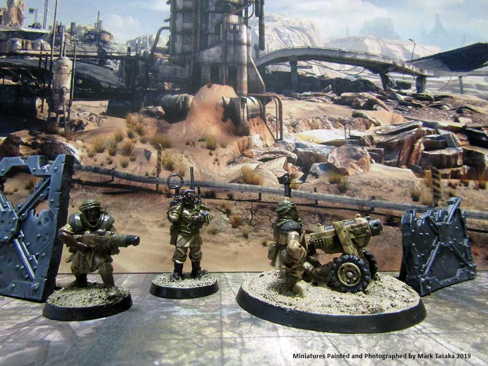 Regimental Advisors, Games Workshop, painted by Mark Tasaka 2019