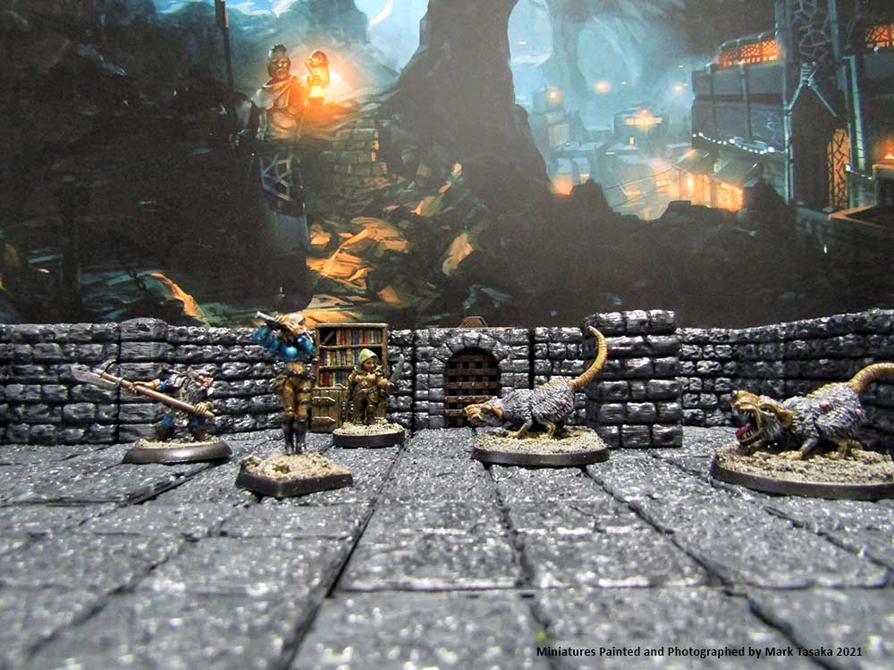 Labyrinth of the Dward King (Miniature Gallery), Reaper Miniatures painted by Mark Tasaka 2021