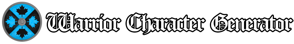 Warrior Character Generator