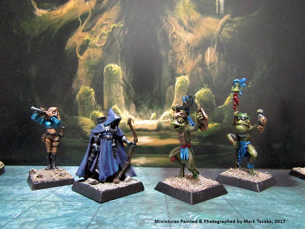 Reaper. Forlorn Hope & Games Workshop Miniatures, painted by Mark Tasaka 2017