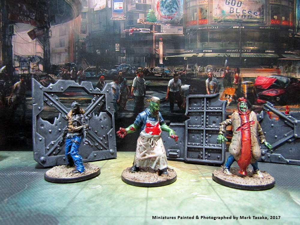 Zombicide Miniatures, painted by Mark Tasaka 2017