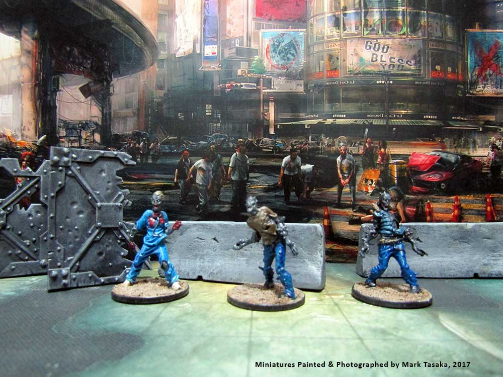 Zombicide Miniatures, painted by Mark Tasaka 2017