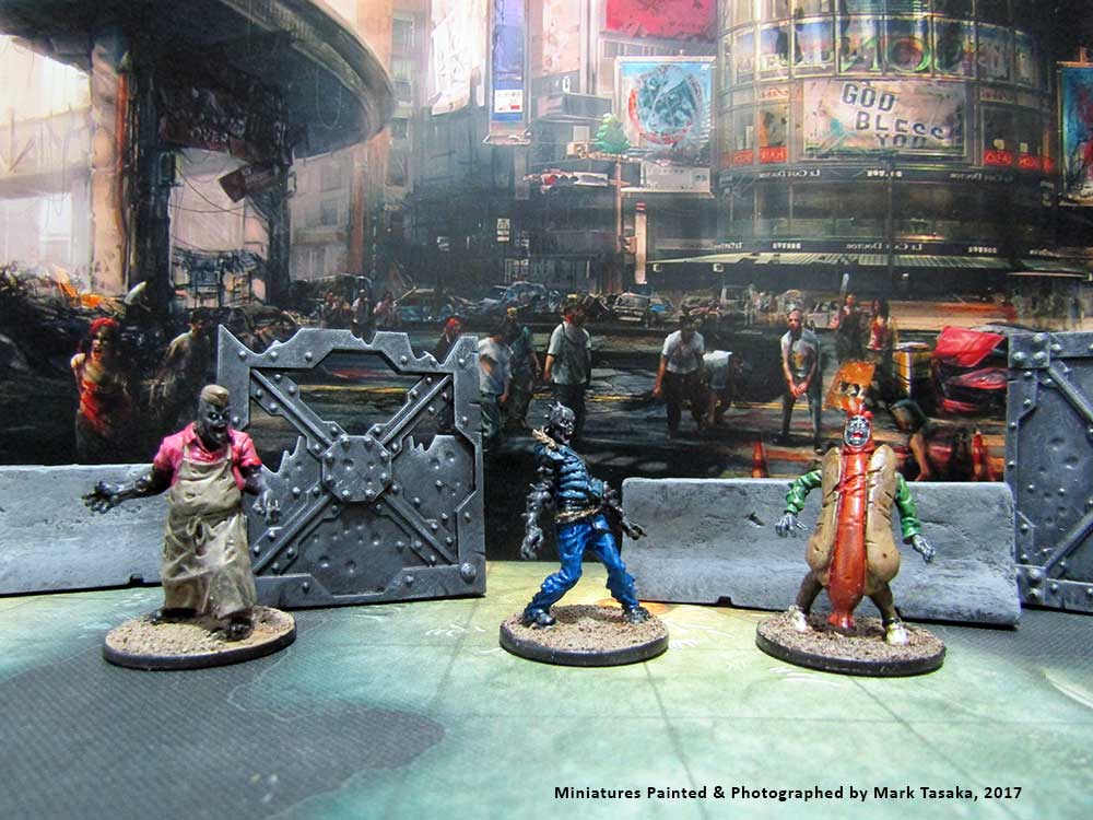 Zombicide Miniatures, painted by Mark Tasaka 2017