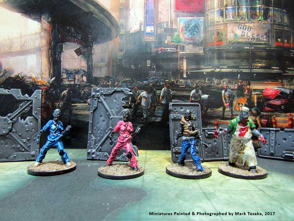 Zombicide Miniatures, painted by Mark Tasaka 2017