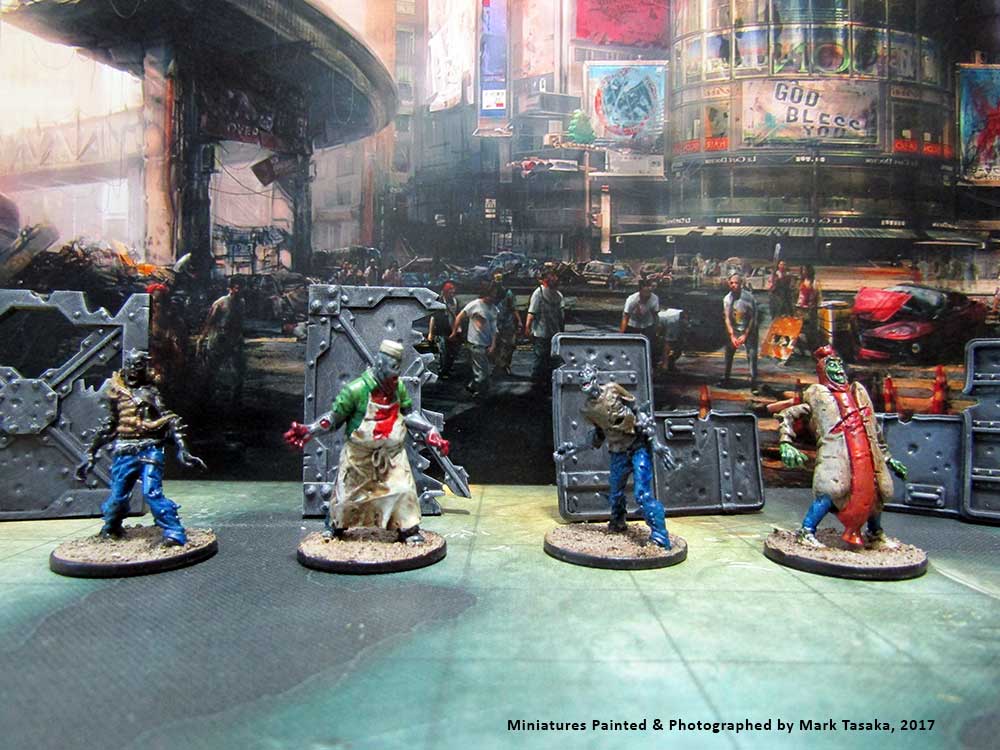 Zombicide Miniatures, painted by Mark Tasaka 2017