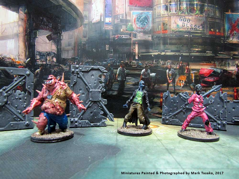 Zombicide Miniatures, painted by Mark Tasaka 2017