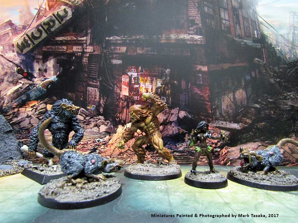 Reaper & Forlorne Hope Miniatures, Painted by Mark Tasaka 2017