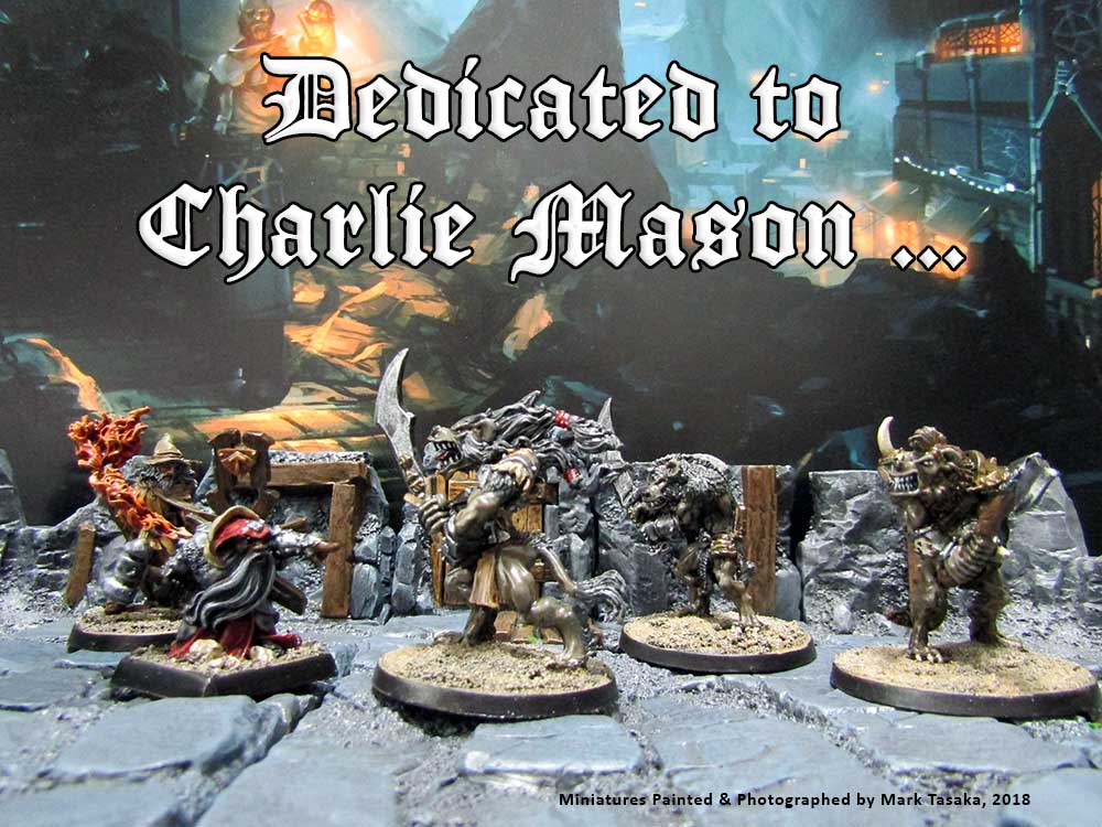 Reaper, Games Workshop, Wizkids & Zombicide Miniatures, painted by Mark Tasaka 2018