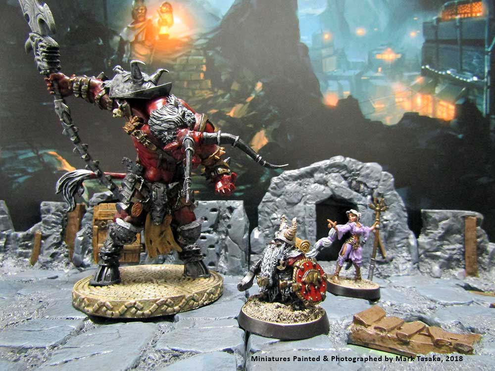 Reaper, Games Workshop, Wizkids & Zombicide Miniatures, painted by Mark Tasaka 2018