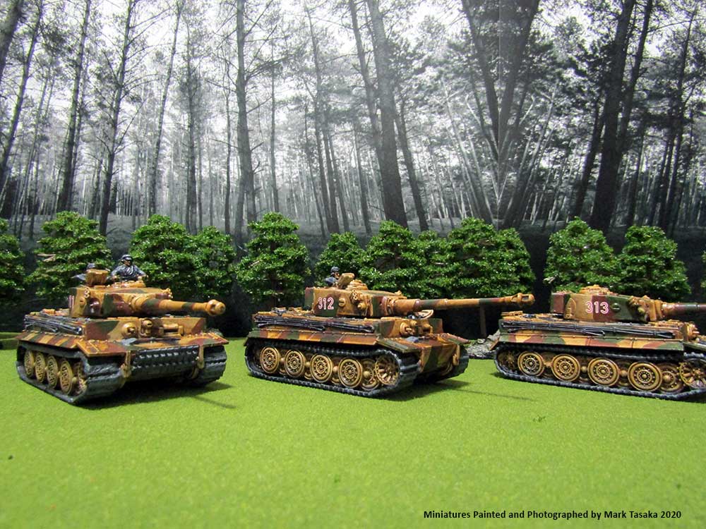 Operation Totalize: Hill 195, models painted by Mark Tasaka 2020