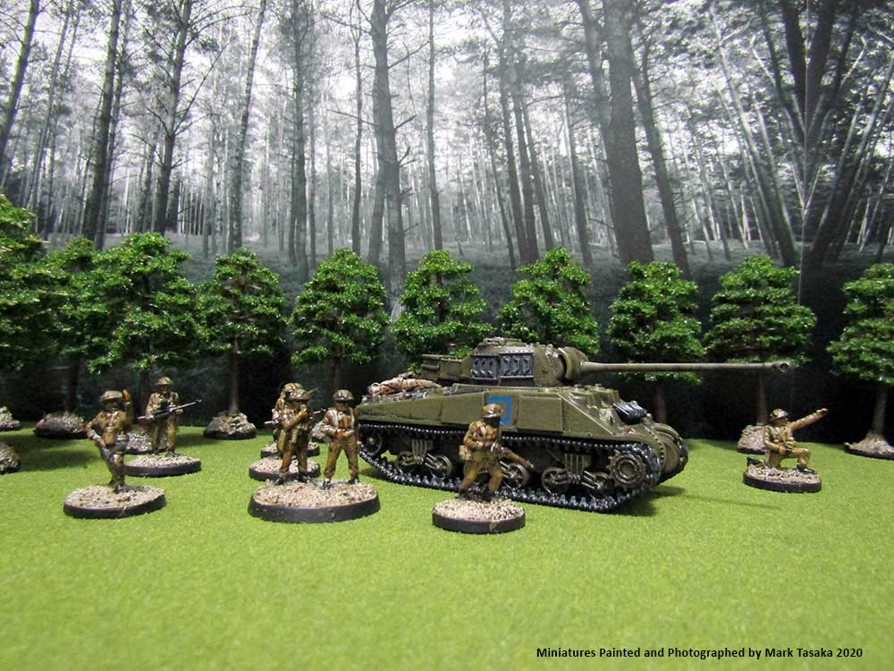 Operation Totalize: Hill 195, painted by Mark Tasaka 2020