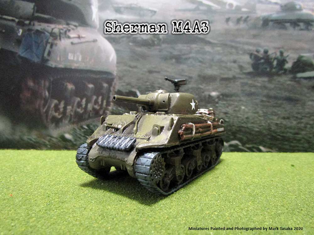 Sherman M4A3 (Italeri), painted by Mark Tasaka 2020