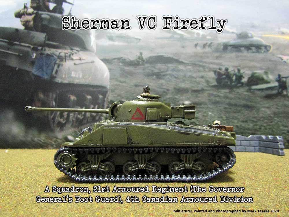 Sherman VC Firefly (Plastic Soldier Company), painted by Mark Tasaka 2020