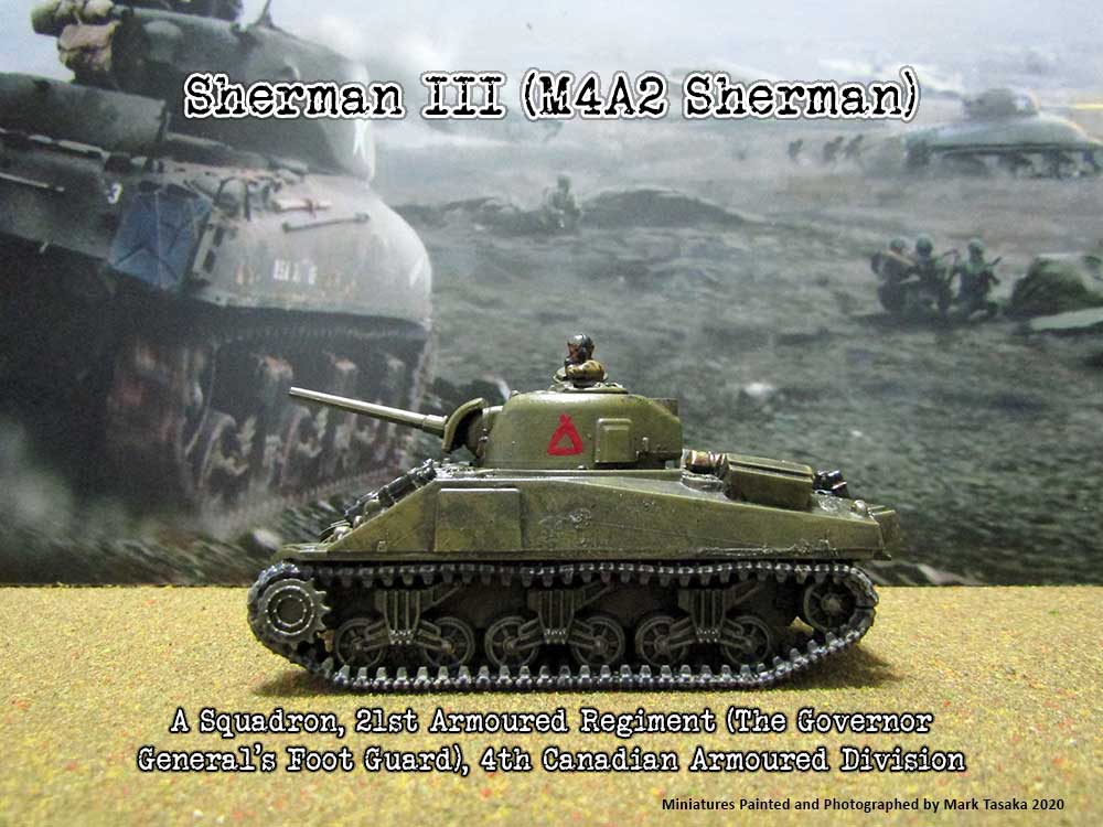 Sherman III (Plastic Soldier Company), painted by Mark Tasaka 2020
