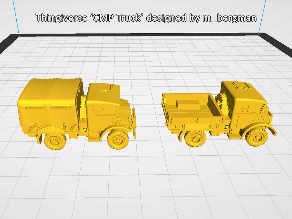 Canadian Military Pattern (CMP) Truck Sprues