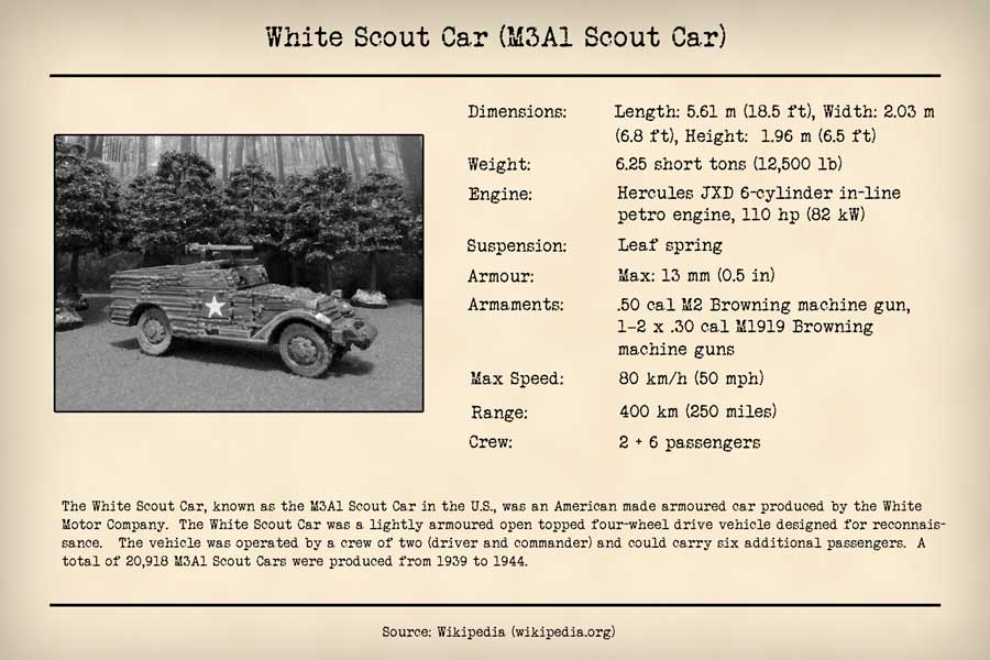 White Scout Car