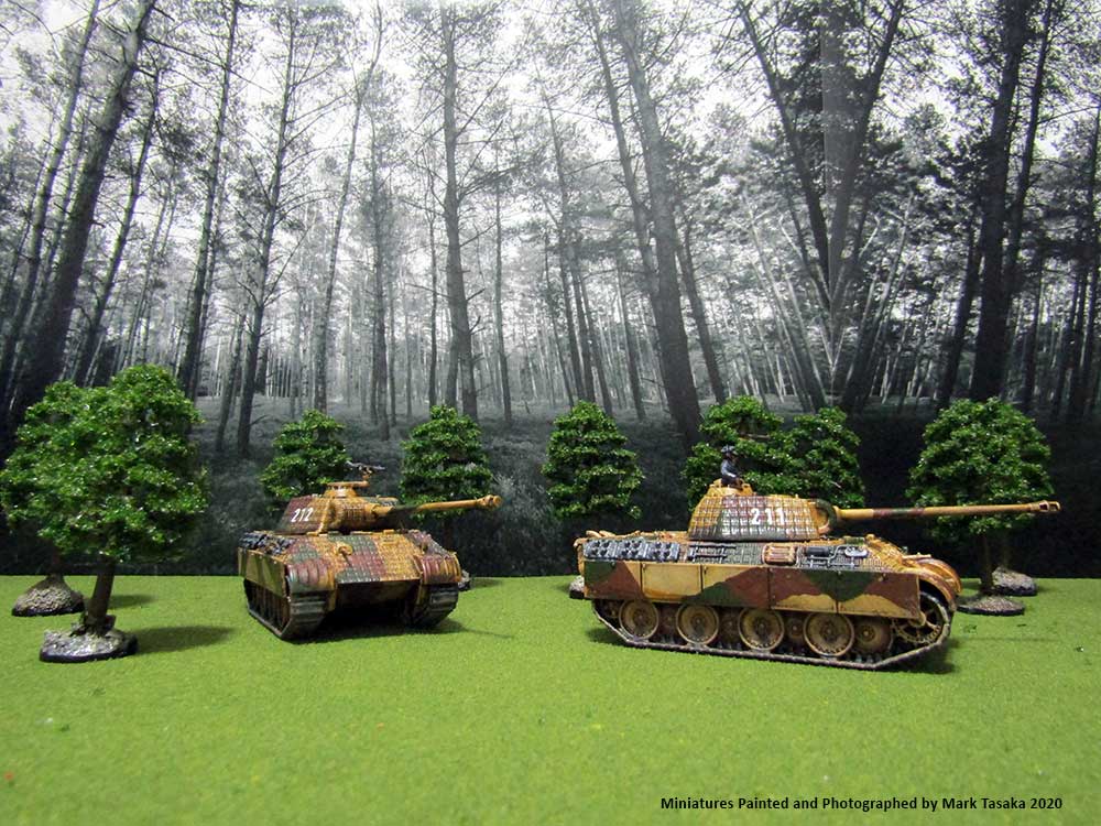 Panther tank (Plastic Soldier Company & Italeri), painted by Mark Tasaka 2020