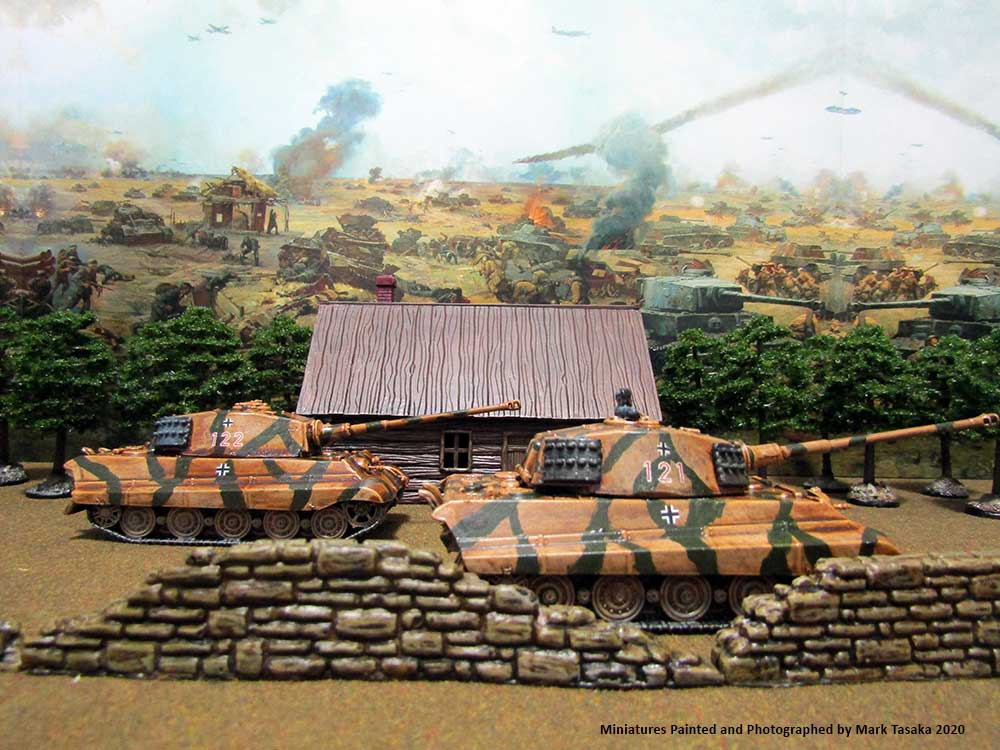 Tiger II Heavy Tank (Italeri), painted by Mark Tasaka 2020