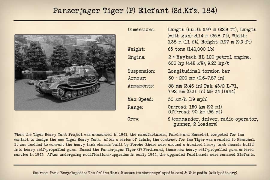 Panzerjager Tiger (P) Elefant