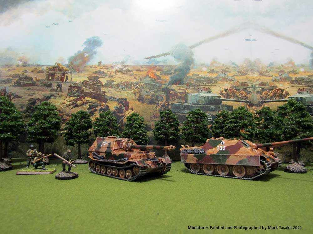 Panzerjager Tiger (P) Elefant (Thingiverse), painted by Mark Tasaka 2021