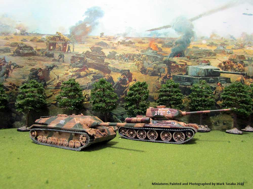 Jagdpanzer IV Tank Destroyer (Thingiverse), painted by Mark Tasaka 2021