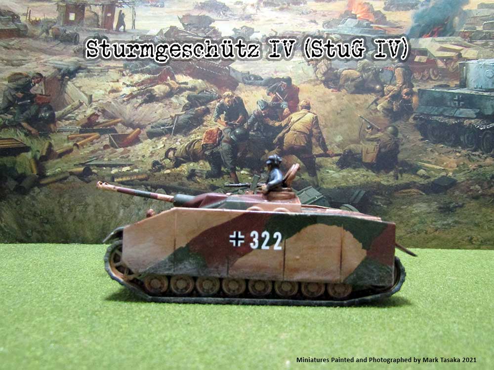 Sturmgeschütz IV (Armourfast), painted by Mark Tasaka 2020